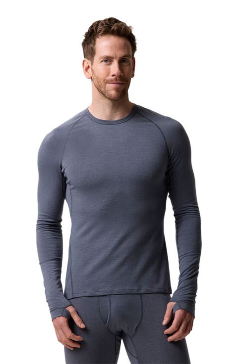 Cedars Rws Merino Lt-Wt Baselayer Crew Top - Men's