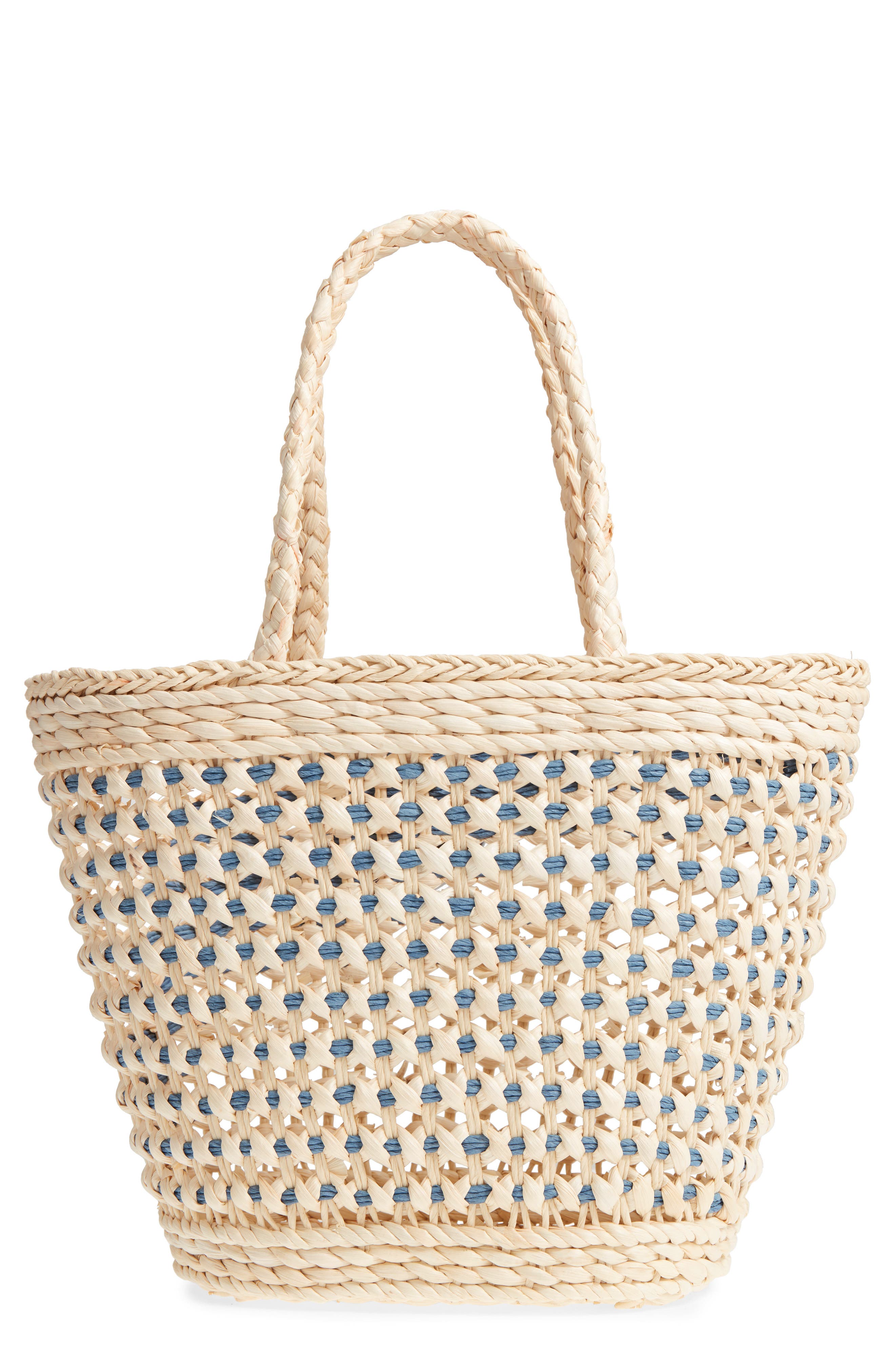 Nordstrom Woven Straw Tote, Main, color, 