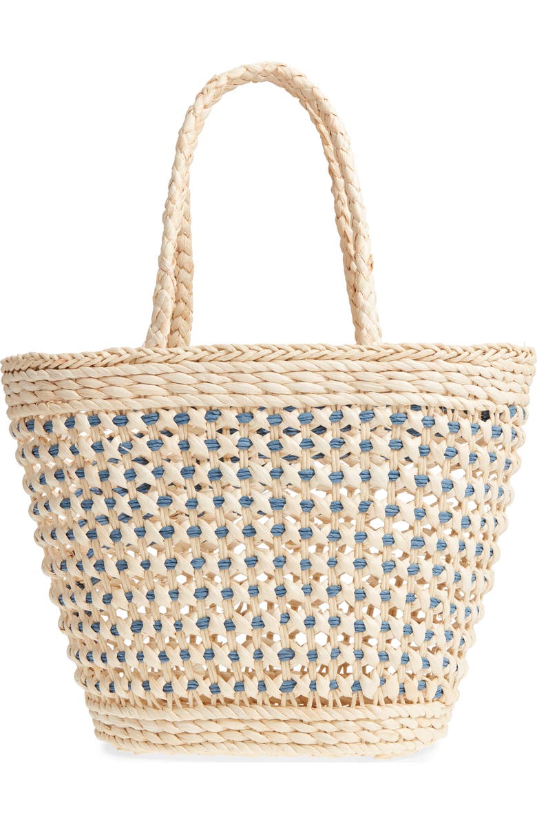 Nordstrom Woven Straw Tote, Main, color,