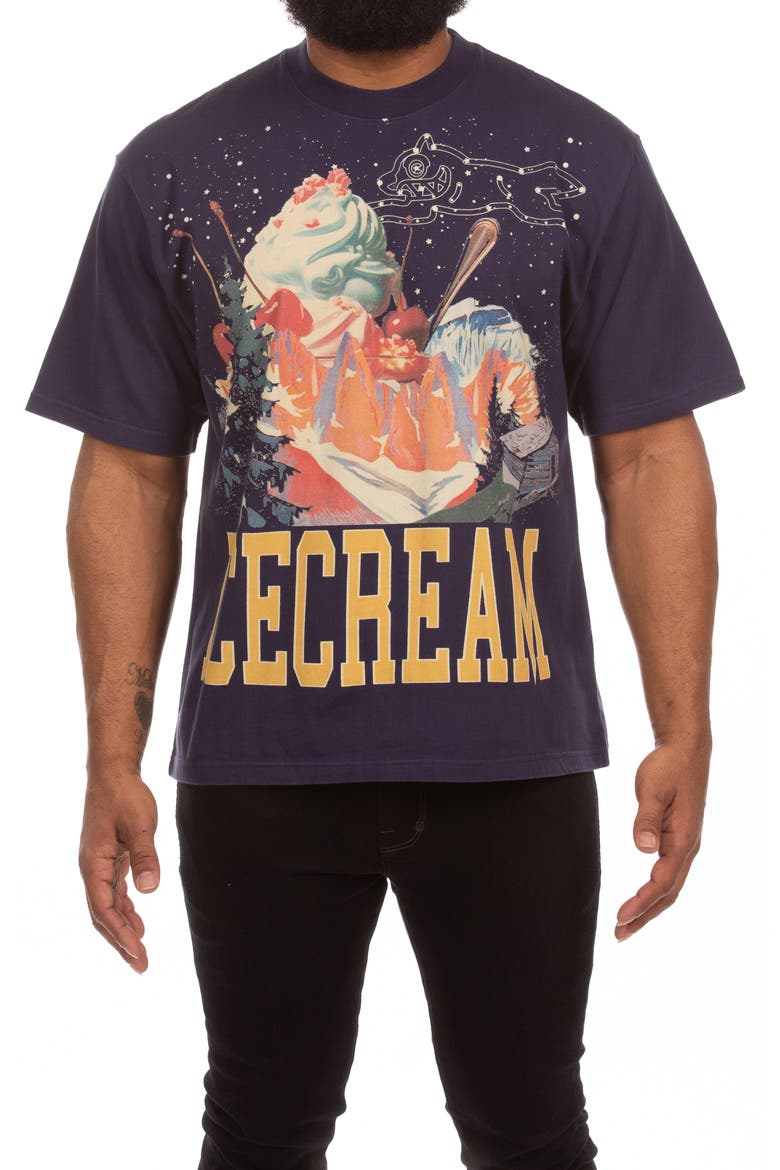 Candy Mountain Graphic T-Shirt, Main, color, ECLIPSE