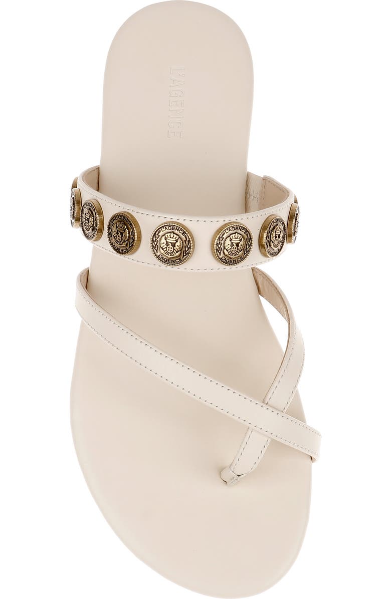 L'AGENCE Hanna Strappy Sandal, Alternate, color, Ecru