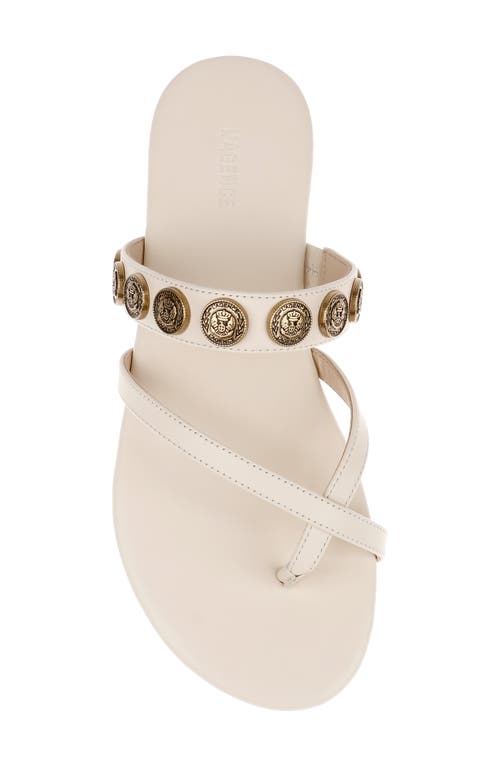 Shop L Agence L'agence Hanna Strappy Sandal In Ecru