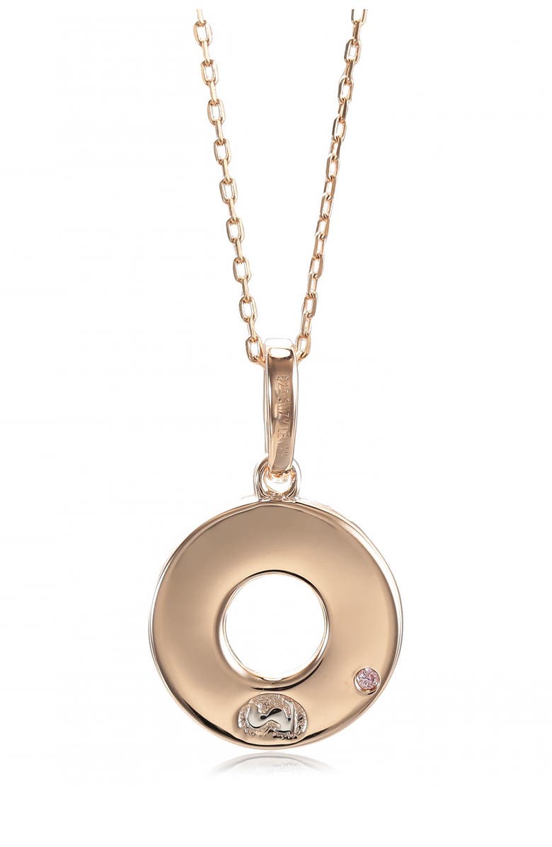 SUZY LEVIAN CZ Circle Pendant Necklace, Alternate, color,