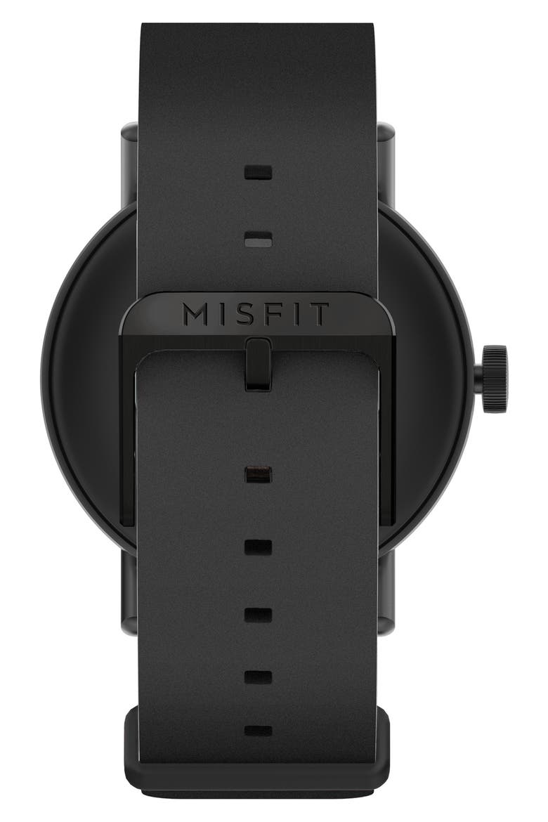 Vapor 2 Silicone Strap Smart Watch, 41mm, Alternate, color, BLACK
