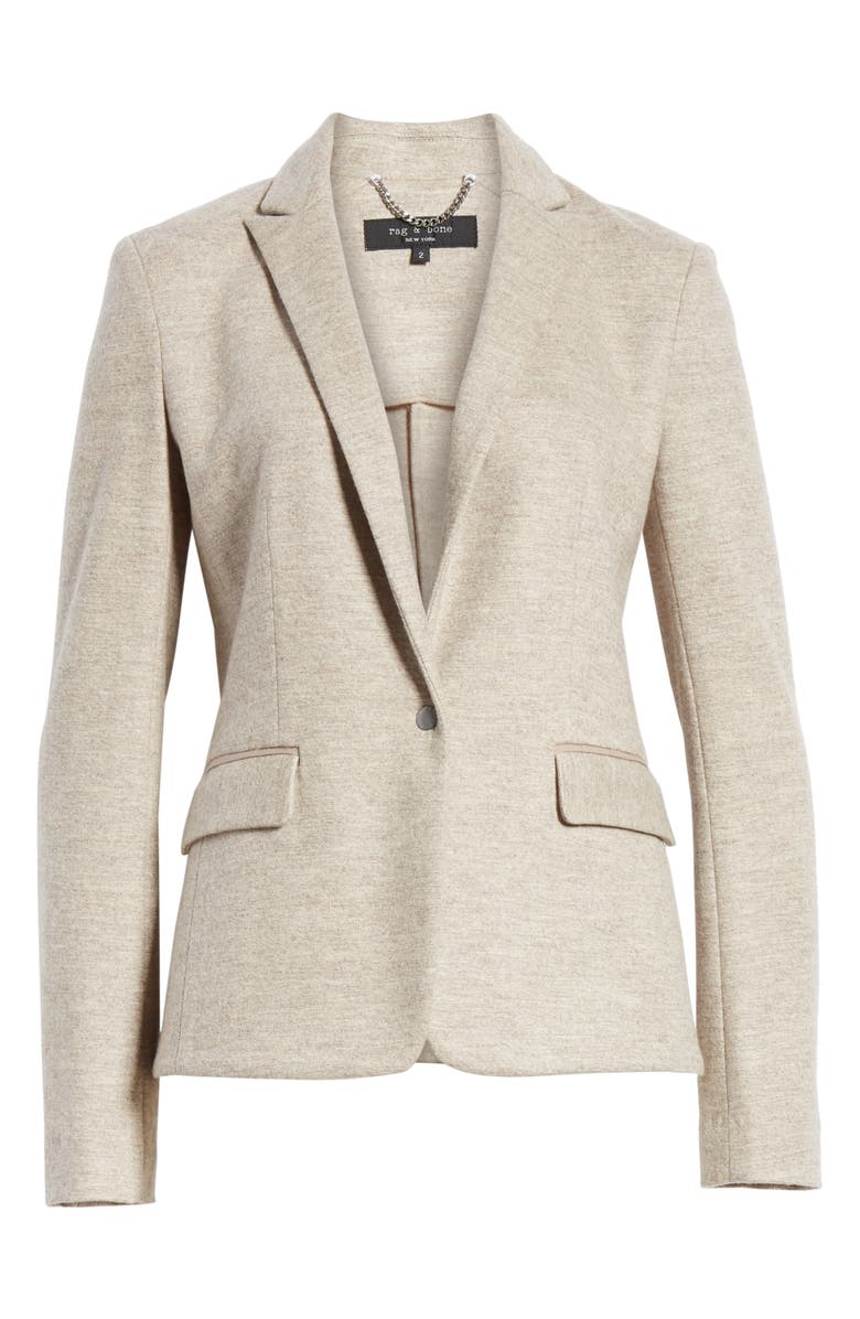 rag & bone Lexington Wool Blazer, Alternate, color, 