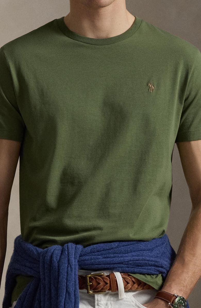 Polo Ralph Lauren Classic Fit Jersey Crewneck T-Shirt, Alternate, color, Supply Olive