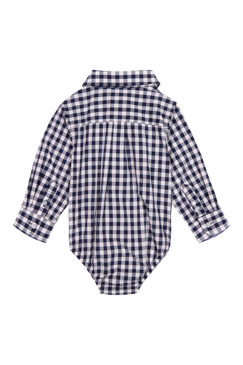 Button-Up Long Sleeve Bodysuit, Alternate, color, NAVY