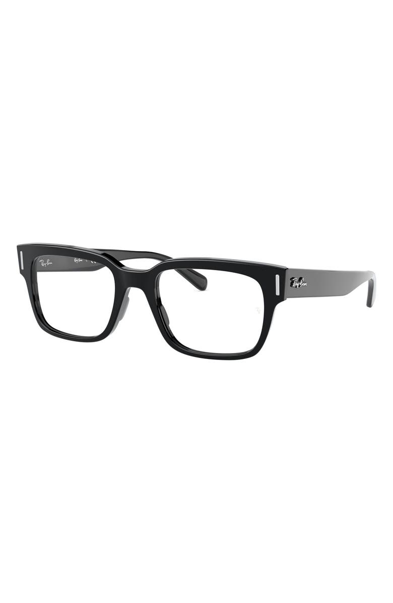 Ray-Ban Unisex 53mm Rectangular Optical Glasses, Alternate, color,