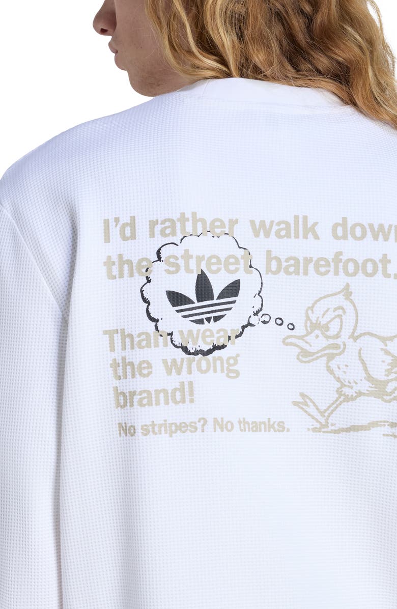 adidas Waffle Graphic T-Shirt, Alternate, color, White/ /