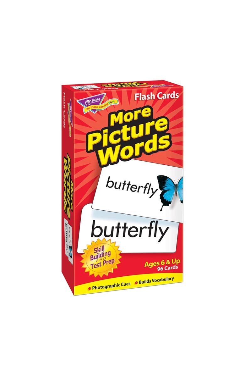 TREND Enterprises More Picture Words Skill Drill Flash Cards, Main, color, Multicolored