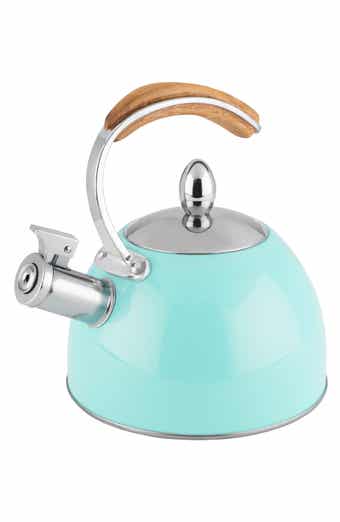 TRUE BRANDS Presley 2-Quart Enameled Stainless Steel Kettle