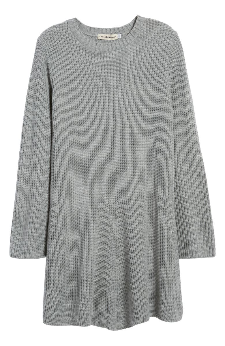Cotton Emporium Flared Sleeve Sweater Dress, Alternate, color,