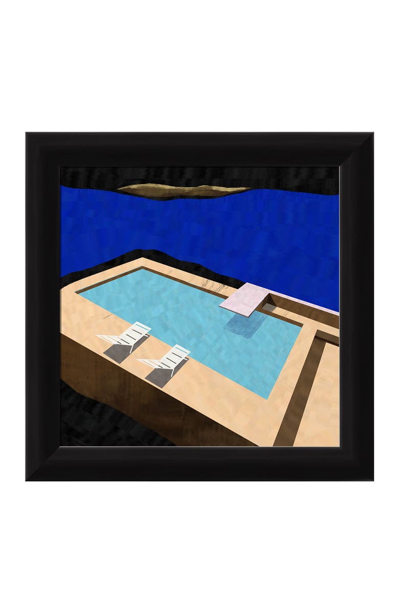 PTM IMAGES Poolside Framed Giclee Print, Main, color, 