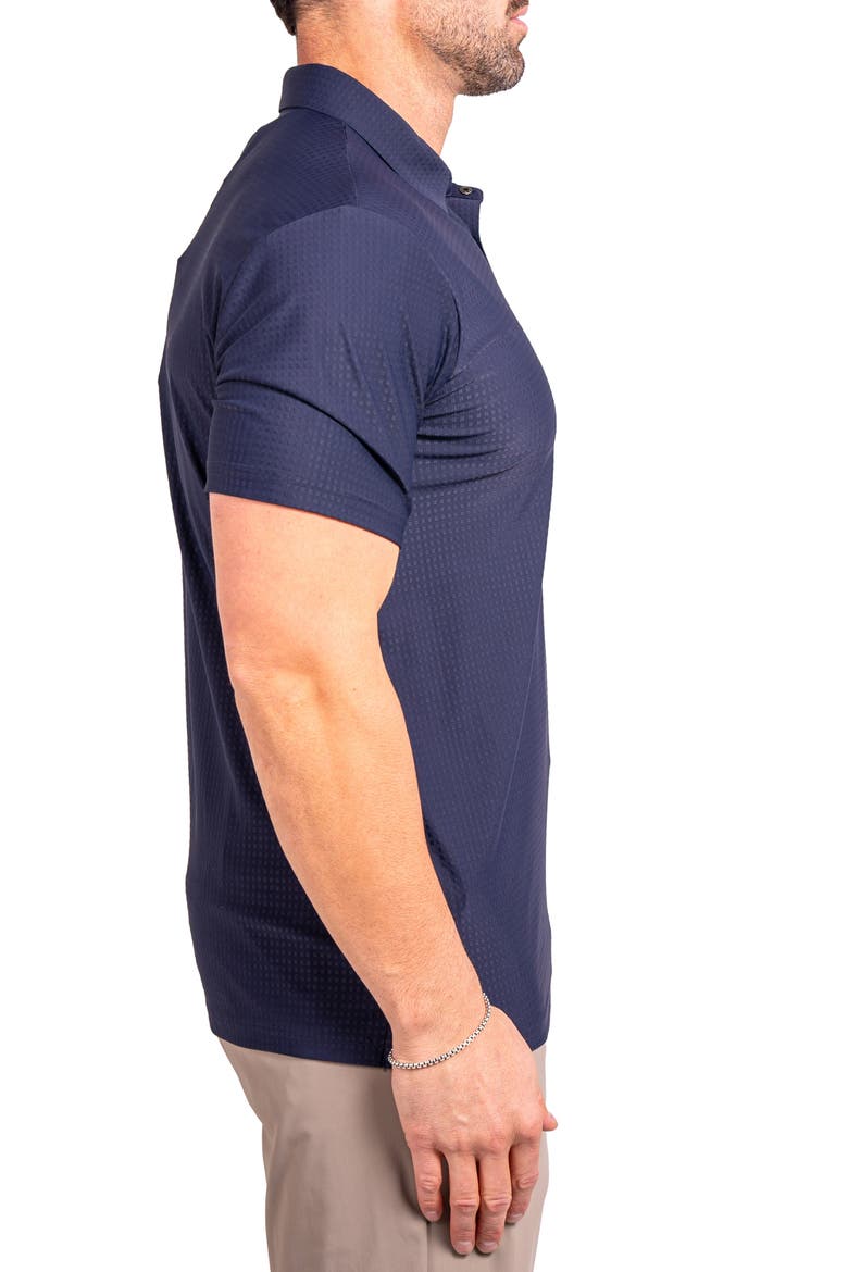 Golfascension Stretch Nylon Polo, Alternate, color, NAVY
