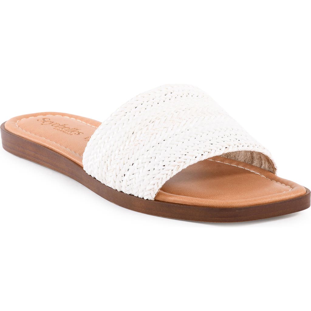 Seychelles Palms Perfection Slide Sandal In White