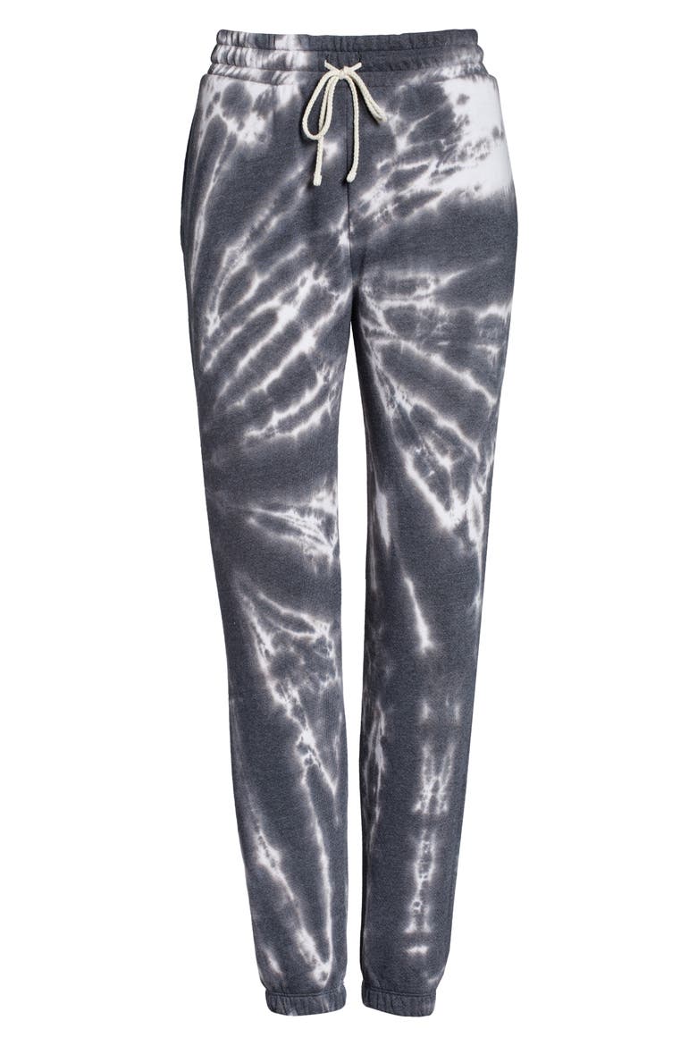 Tie Dye Joggers, Alternate, color, BLACK