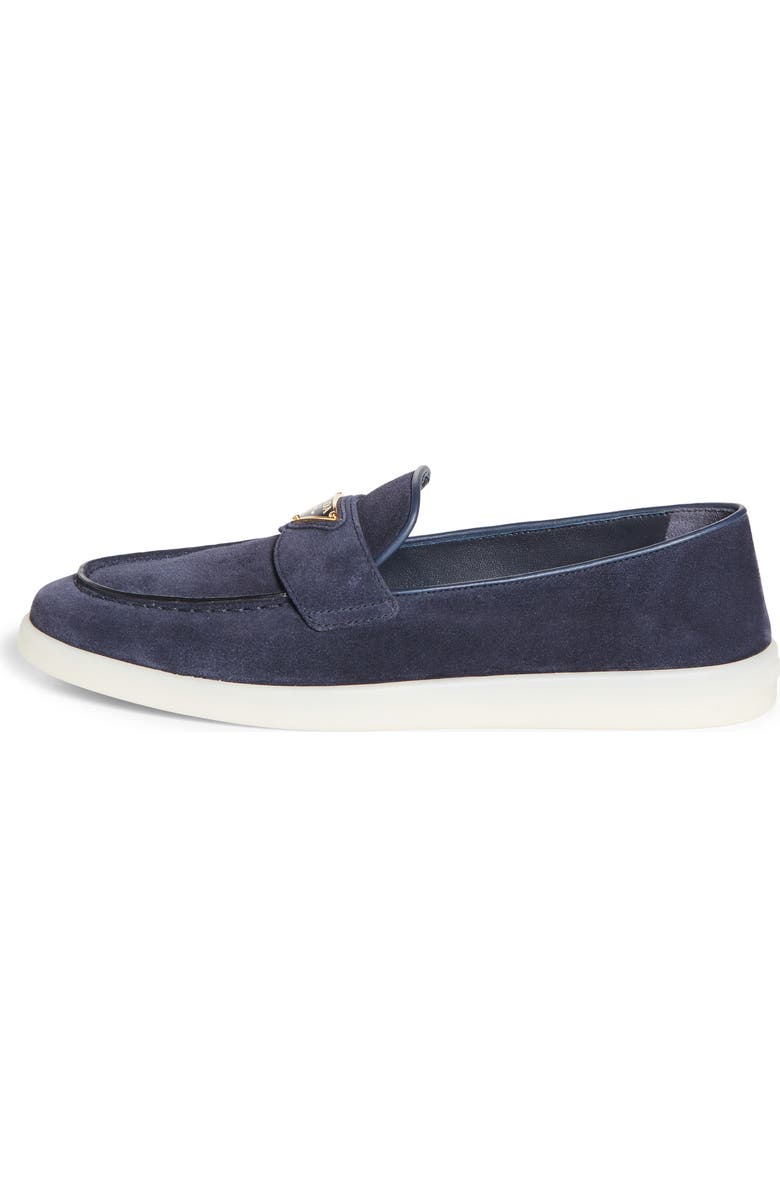 Prada Saint Tropez Loafer, Alternate, color, Bleu