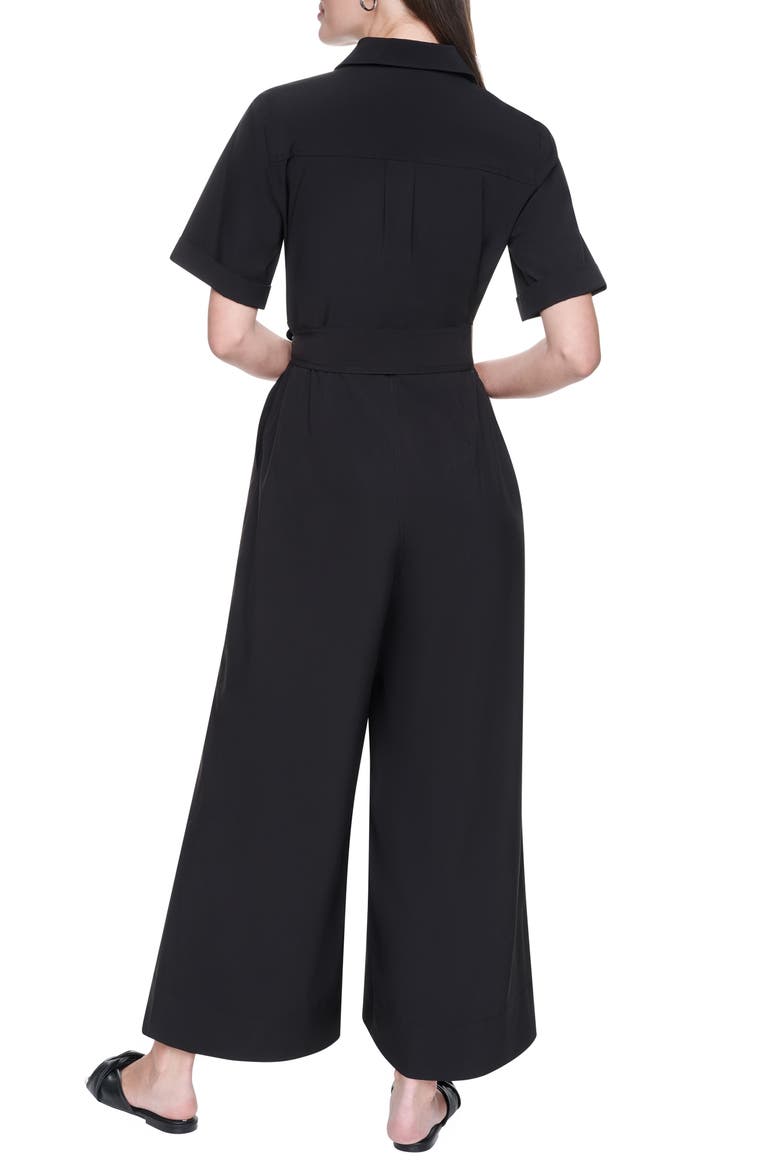 Wide Leg Jumpsuit, Alternate, color, BLACK