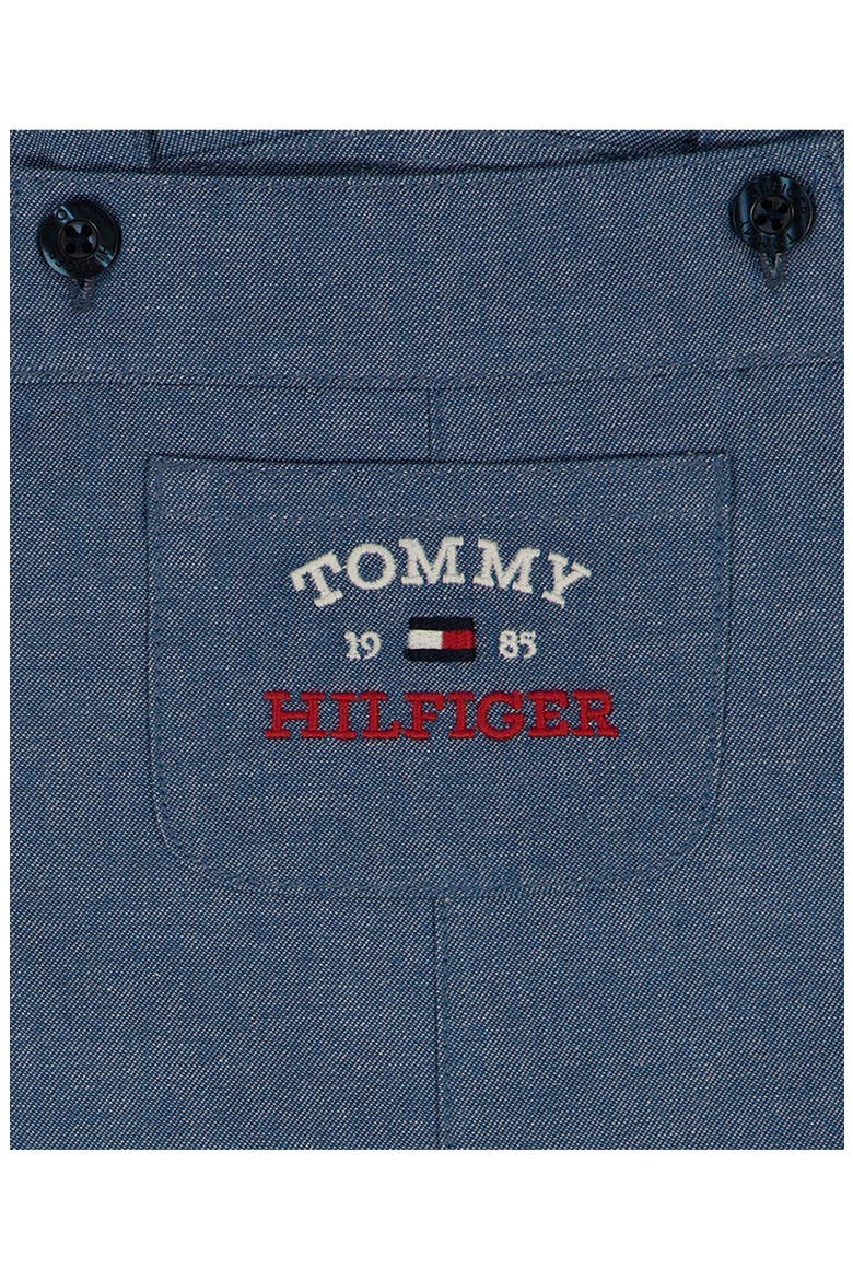 T-Shirt & Overalls Set, Alternate, color, DENIM