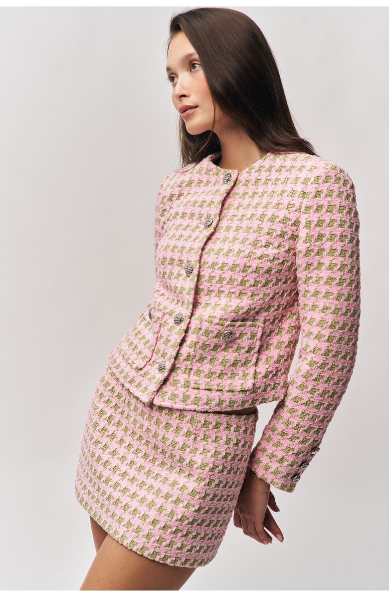 Guizio Halstead Skirt, Alternate, color, Pink Multi