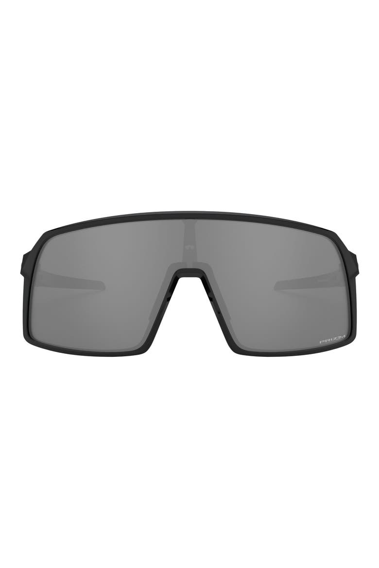 Sutro Prizm 60mm Shield Sunglasses, Main, color, BLACK / GREY