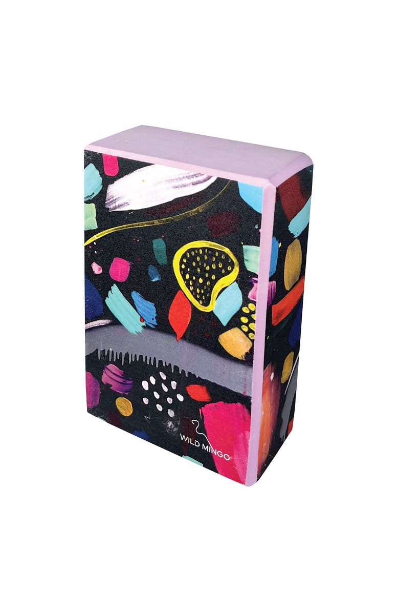 Wild Mingo Eco Yoga Block, Main, color, Wild One