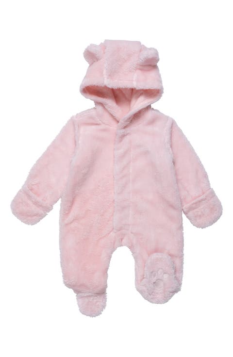 Cloud Minky Fleece Hooded Footie (Baby)