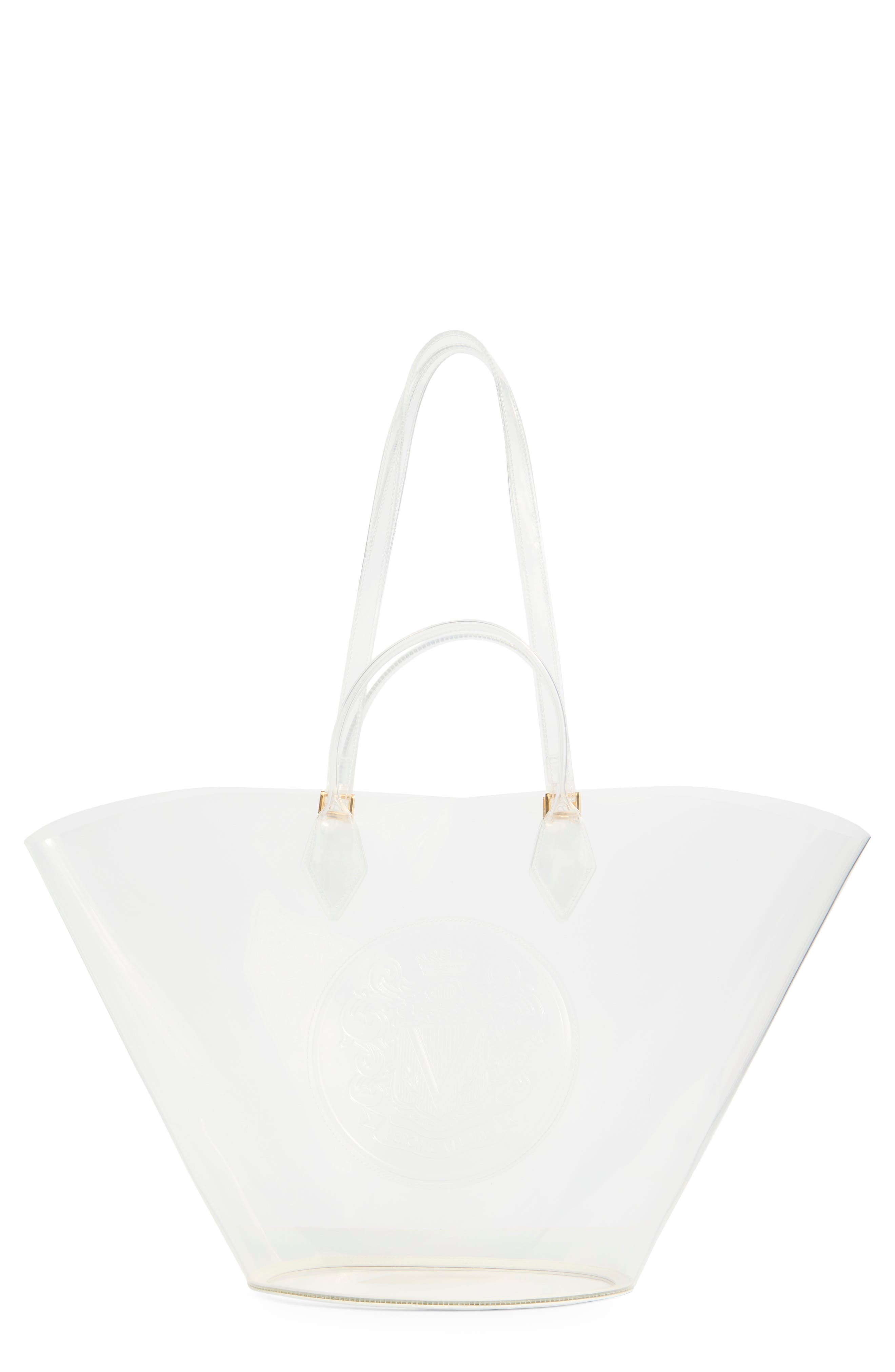 Veronica Beard Large The Crest Clear Tote
