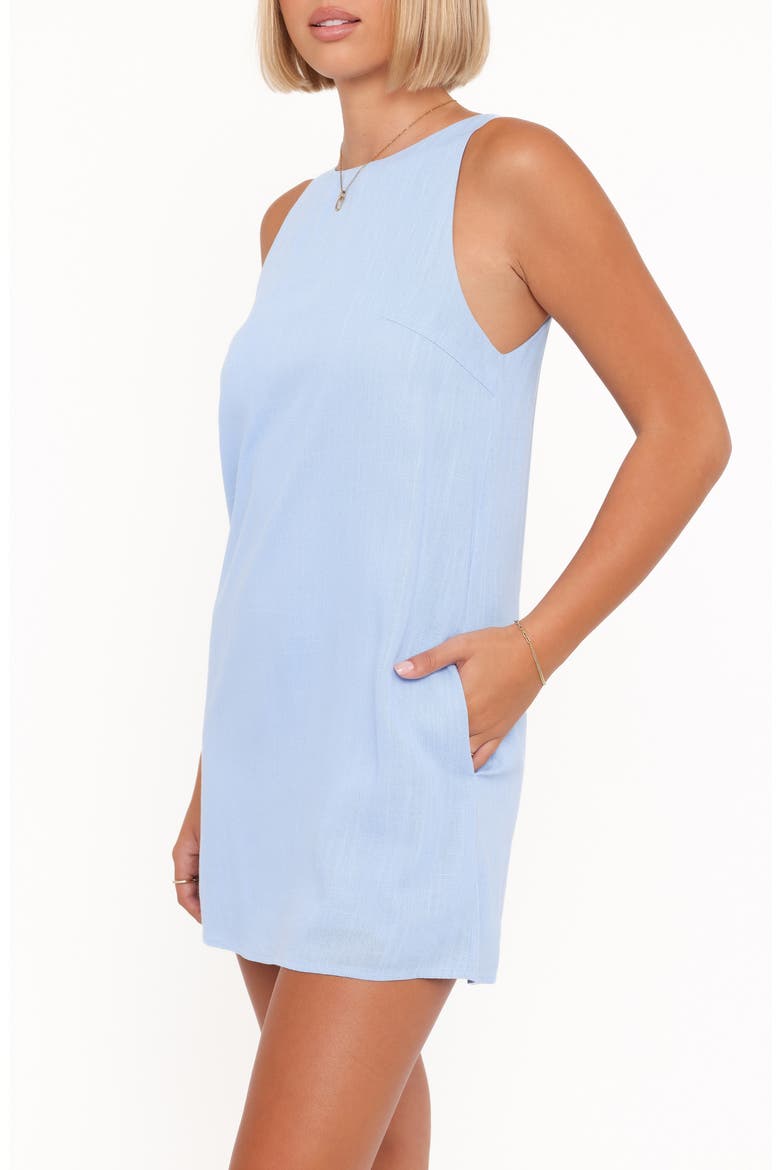Coben Sleeveless Shift Minidress, Alternate, color, BLUE