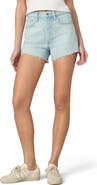 Joe's The Alex Raw Hem High Waist Denim Shorts