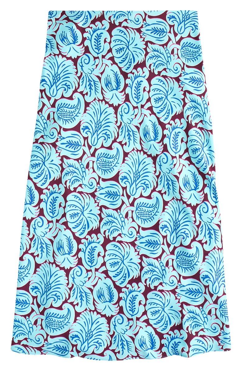 J.Crew J. Crew Marco Paisley Pull-On Slip Skirt, Alternate, color, 