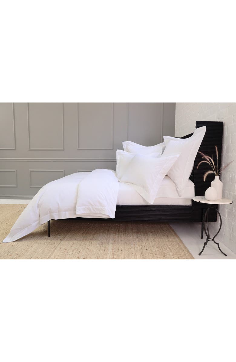 Pom Pom at Home Classico Cotton Sateen Duvet Cover & Sham Set, Alternate, color, White