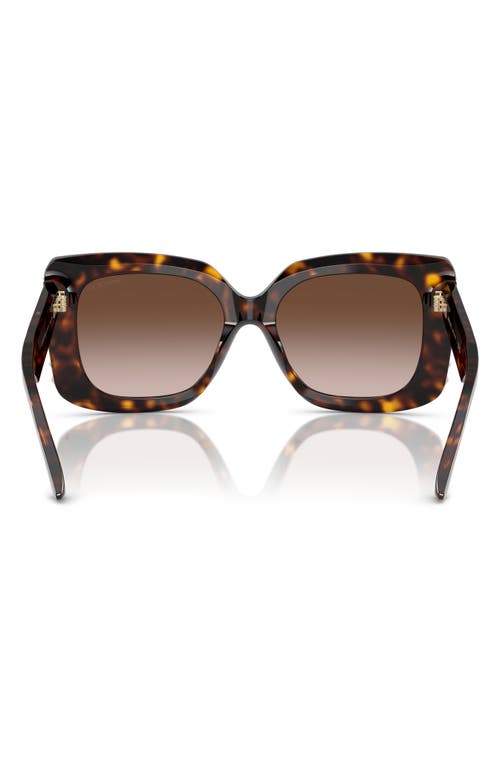 Jimmy Choo 54mm Gradient Butterfly Sunglasses In Brown
