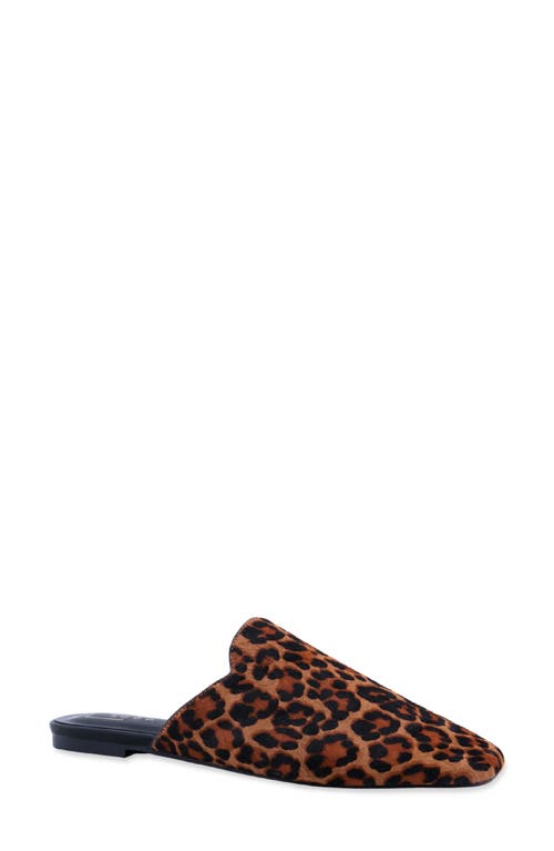 Shushop Atlas Faux Fur Flat Mule In Brown