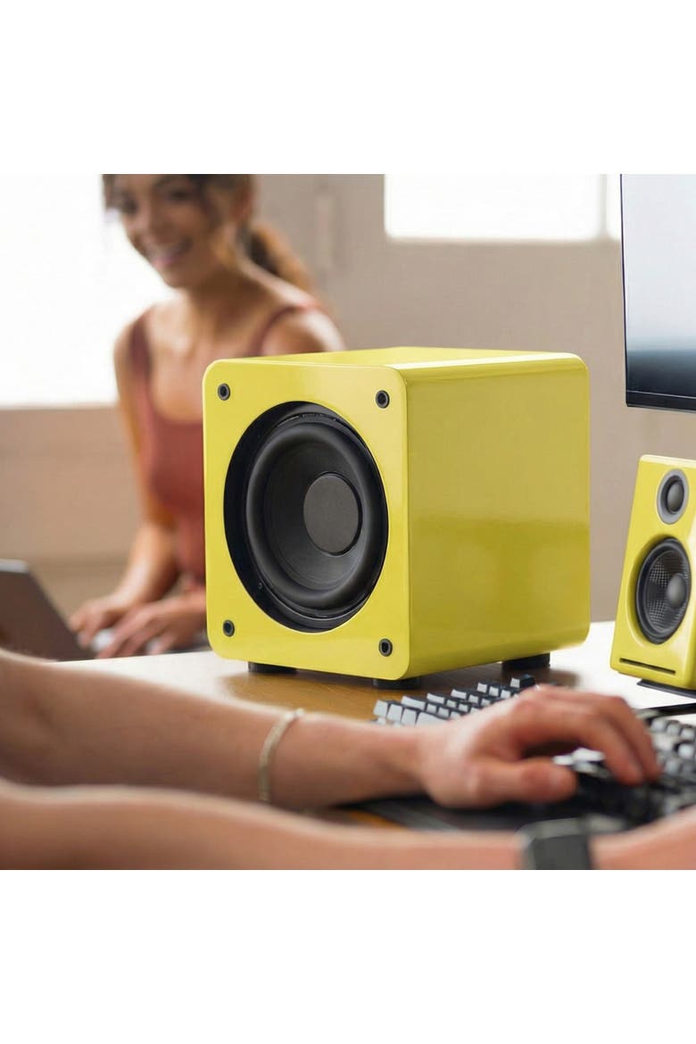 S6 Powered Subwoofer, Alternate, color, Limoncello Yello