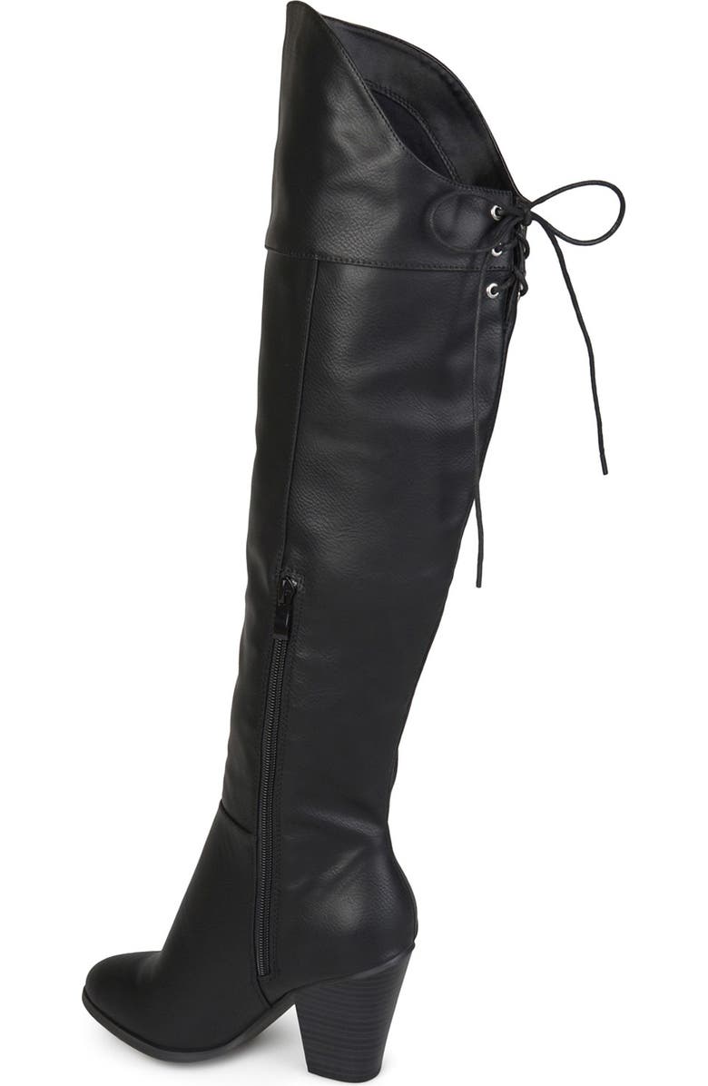 JOURNEE Spritzs Over-the-Knee Lace-Up Boot, Alternate, color,
