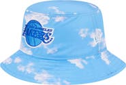 New Era Men's New Era Black/Light Blue Los Angeles Lakers Summer Sun and Storm Reversible Bucket Hat