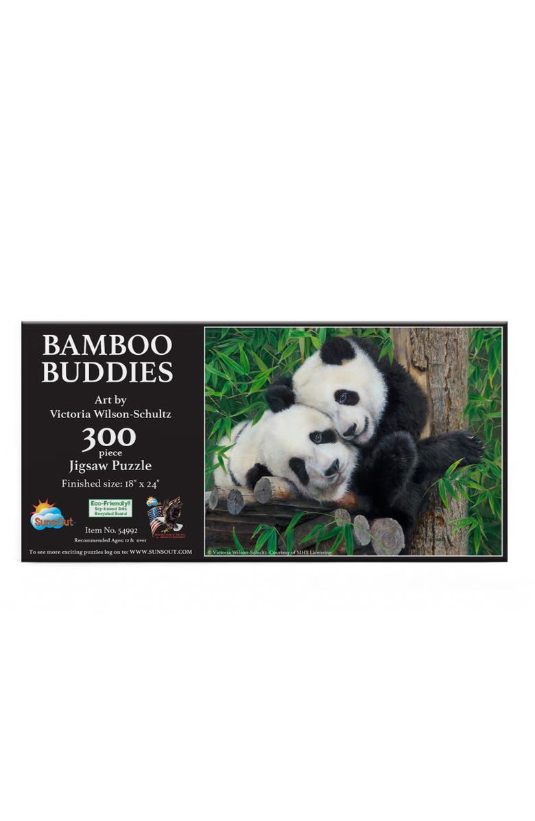 Sunsout Bam Boo Panda Buddies 300 piece Jigsaw Puzzle for Adults, Alternate, color, Multicolor