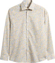 Jack Victor Laurendeau Floral Cotton Button-Up Shirt