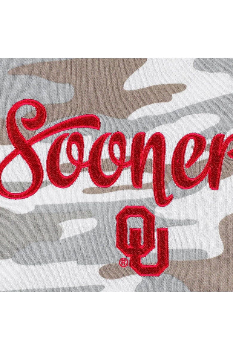 Women's Pressbox Camo Oklahoma Sooners San Pablo Pullover Hoodie, Alternate, color, Camo