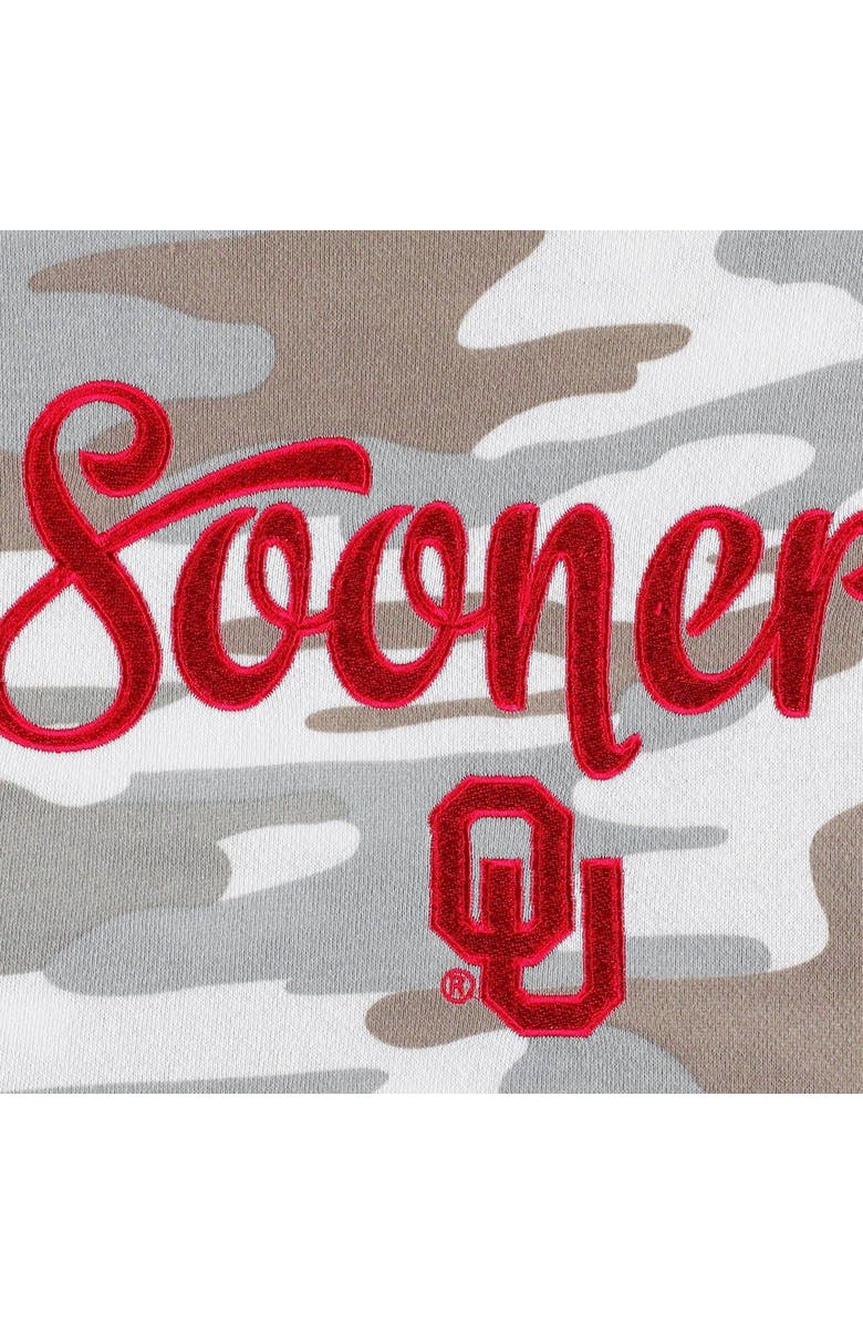 PRESSBOX Women's Pressbox Camo Oklahoma Sooners San Pablo Pullover Hoodie, Alternate, color, Camo