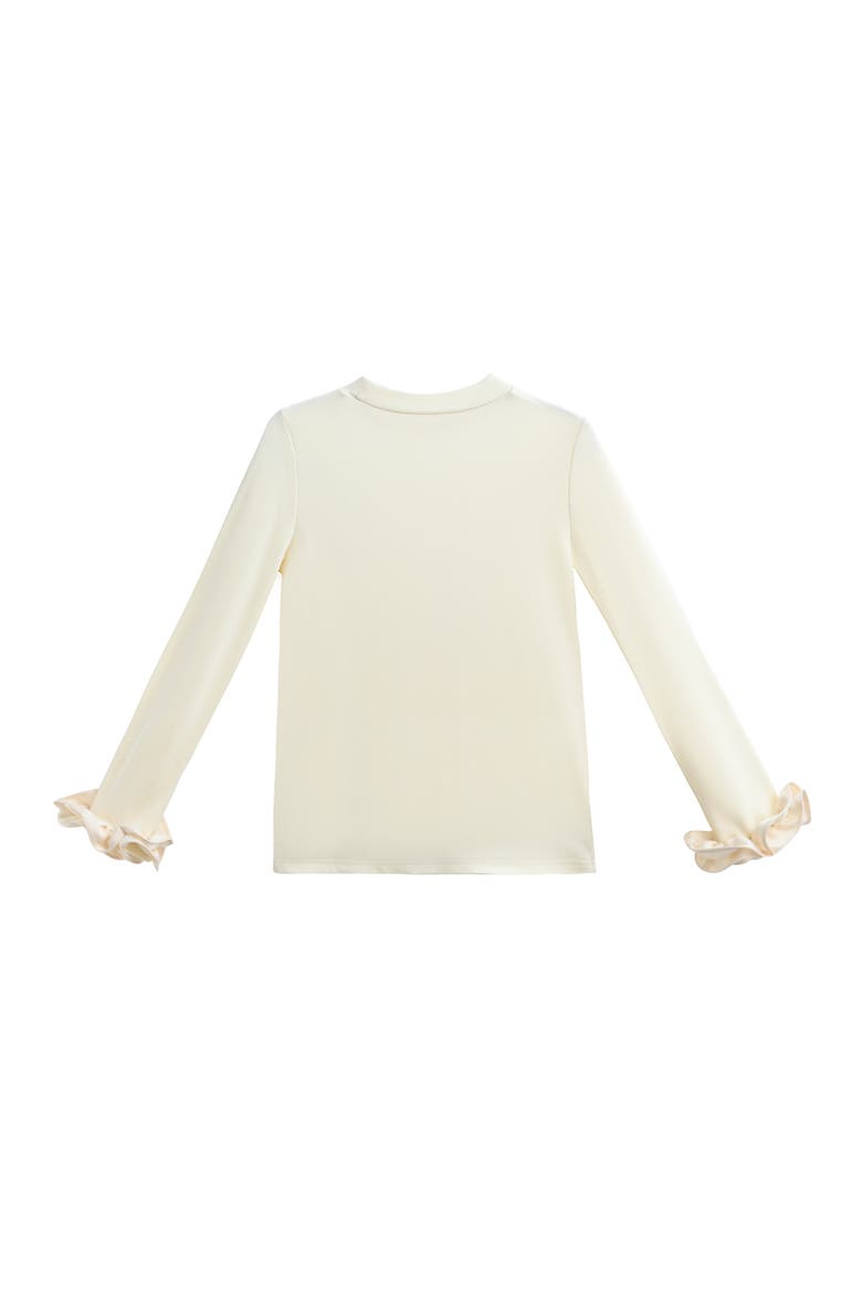 Structured Button-Up Shirt, Alternate, color, Ivory