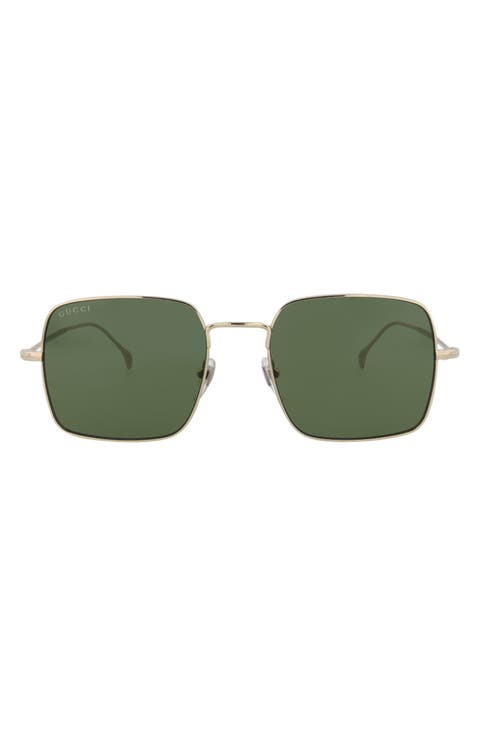 54mm Square Sunglasses