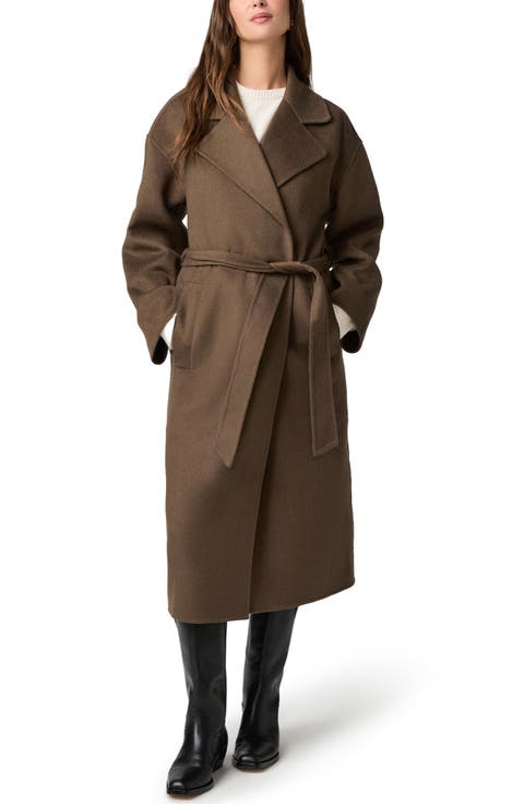 Long Connery Wool Blend Coat