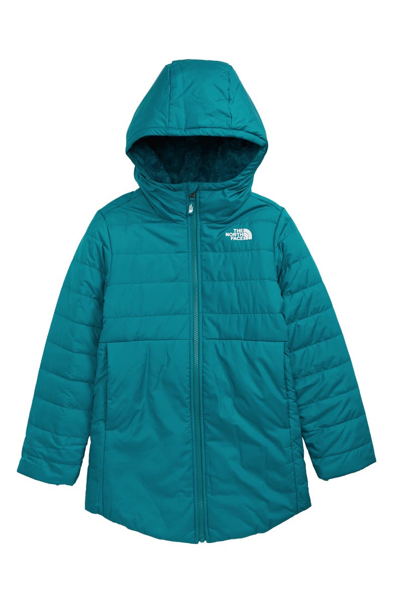 The North Face Kids' Mossbud Swirl Reversible Hooded Jacket, Main, color, 