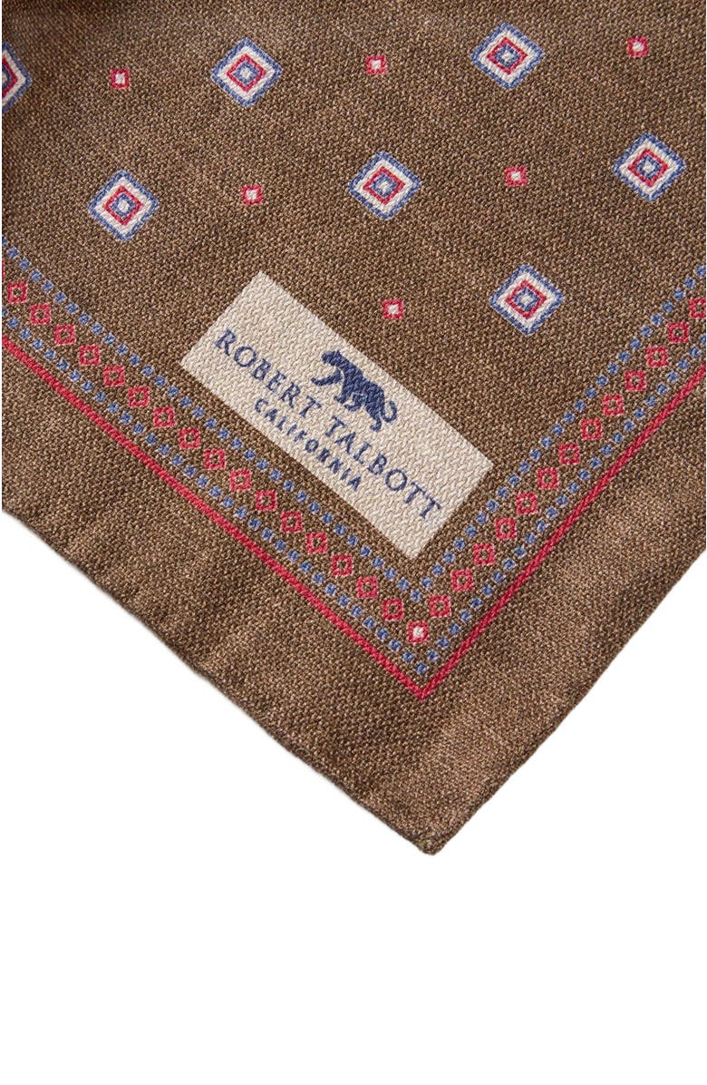 Robert Talbott Harmon Neckerchief, Alternate, color, Brown/Blue