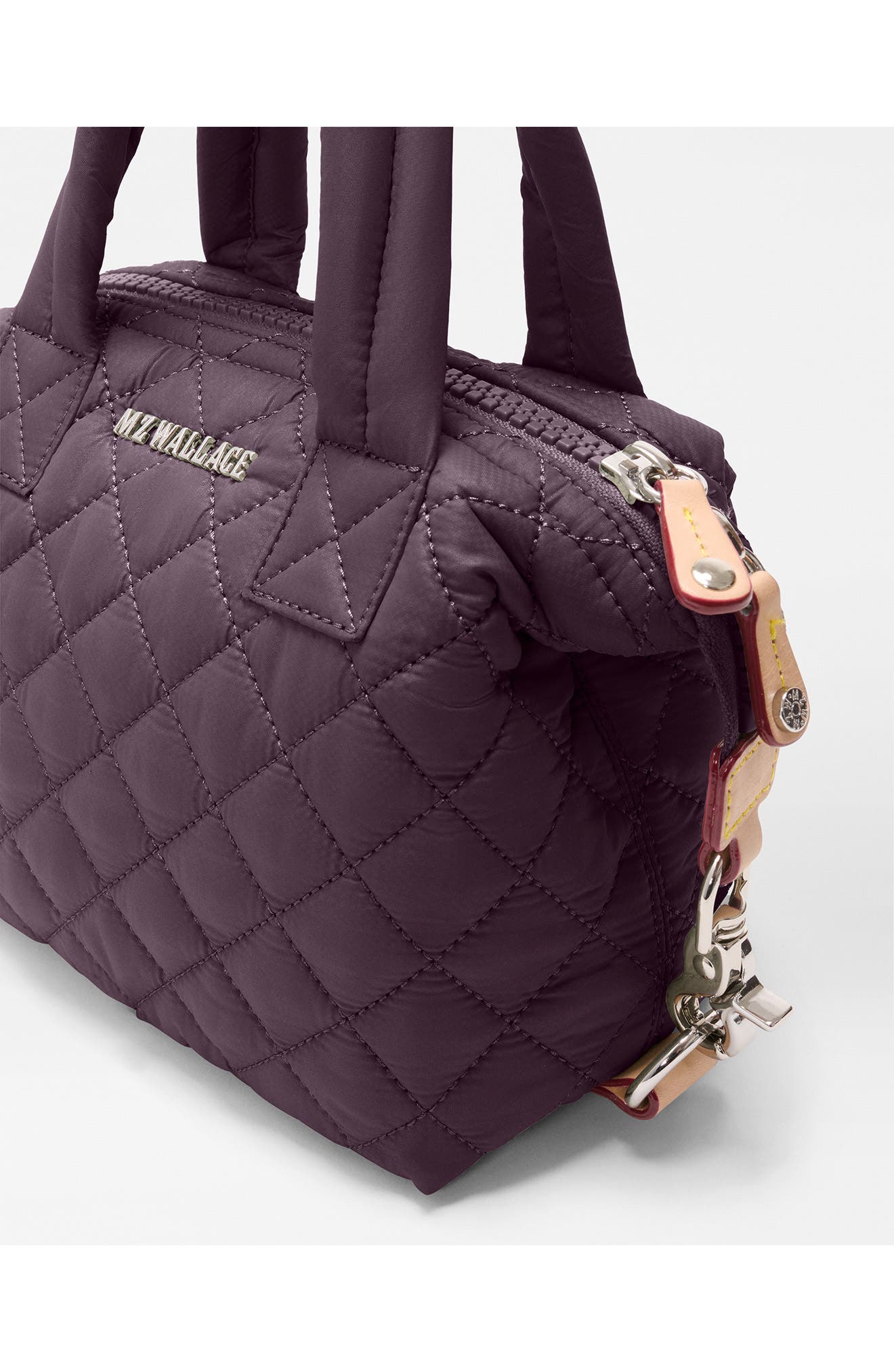 Micro Sutton Tote, Alternate, color, RAISIN