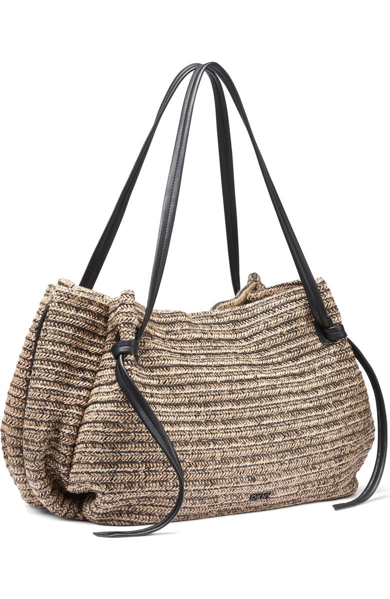 DKNY Aisling Small Tote, Alternate, color, Black/Natural