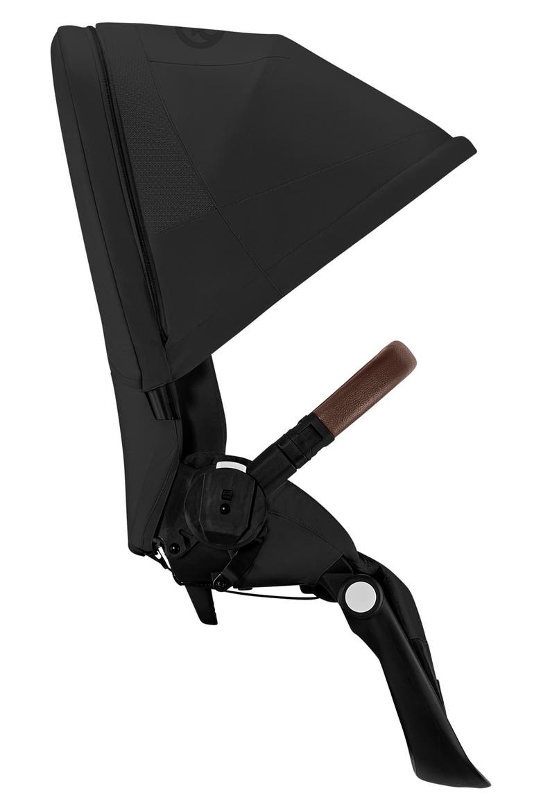 Gazelle S Second Seat, Alternate, color, MOON BLACK