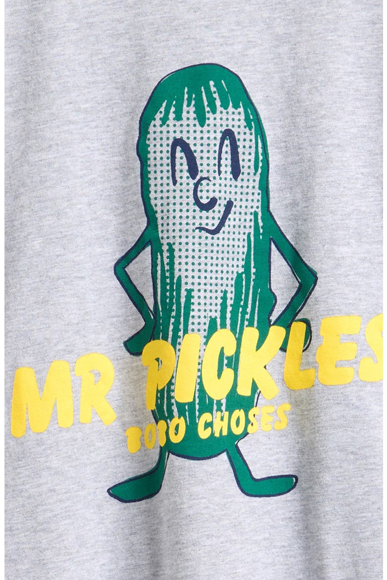 Kids' Mr. Pickles Organic Cotton Graphic T-Shirt, Alternate, color, HEATHER GREY